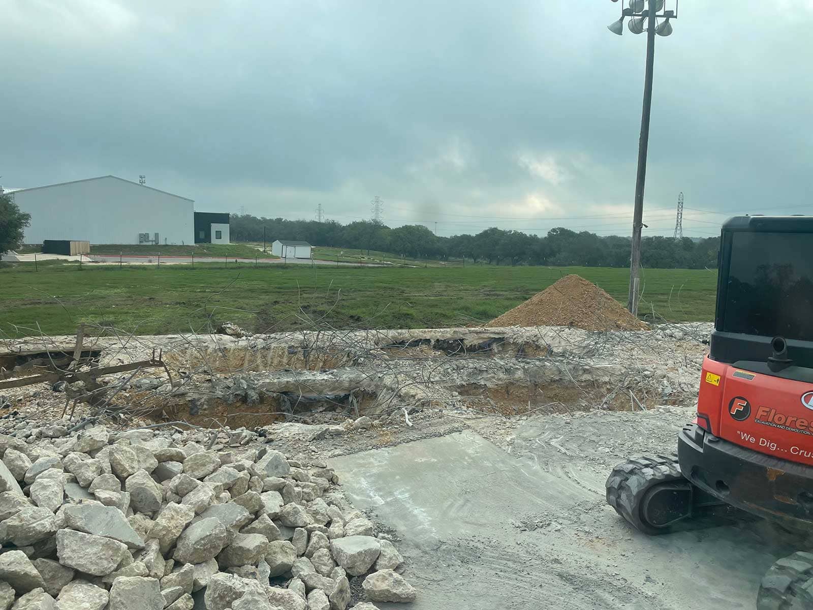 Concrete removal and site work serving Lodi, California